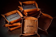 Load image into Gallery viewer, Leather Trinket Tray
